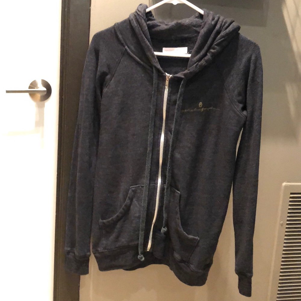 Spiritual Gangster Zip up Enlighten words - Back
